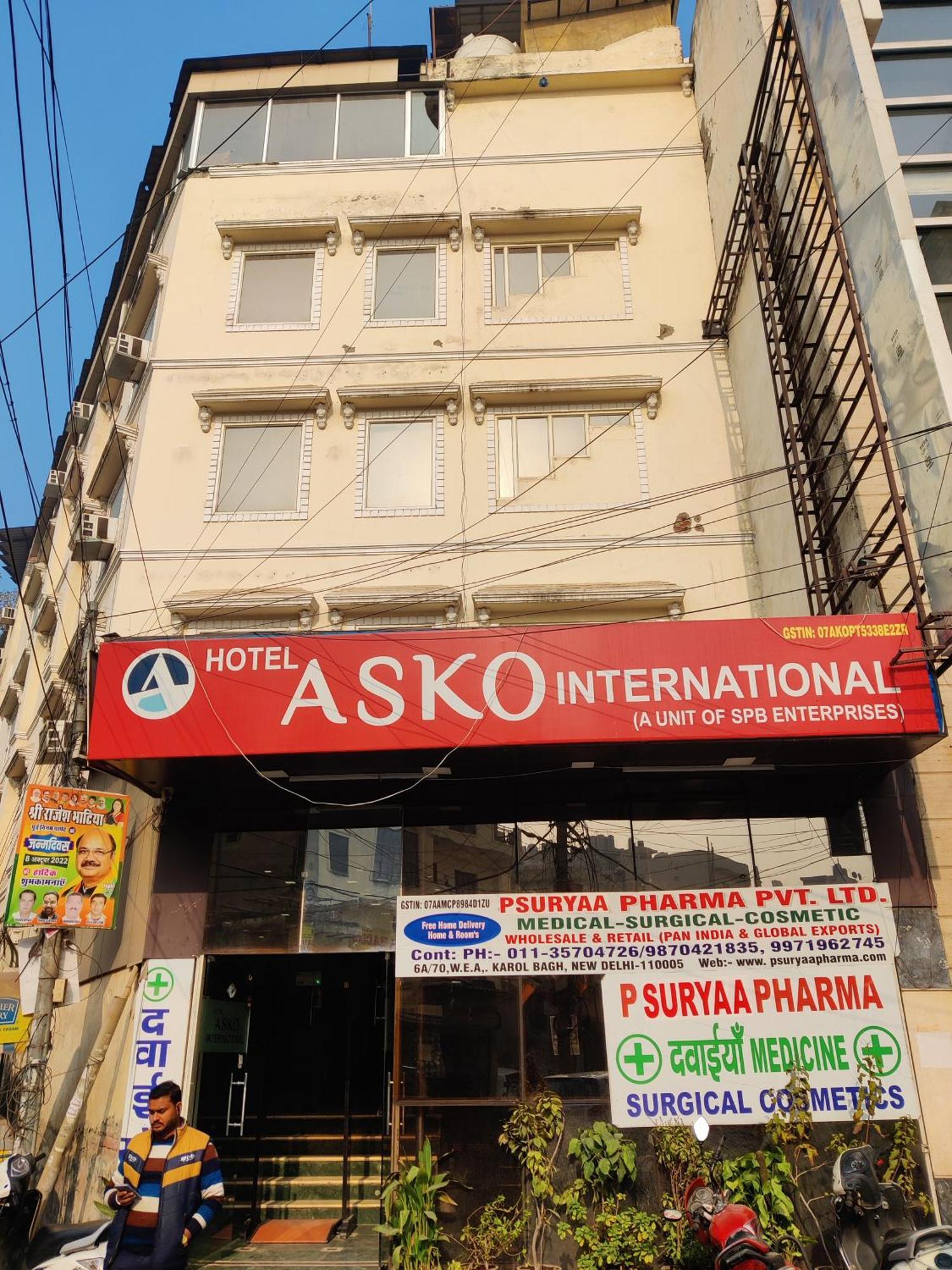 Hotel Asko International-Karol Bagh Deli Exterior foto